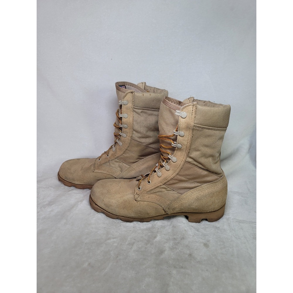 Altama Desert Tan Suede Combat Boots Military Tactical 5300 Mens 12 USA Made